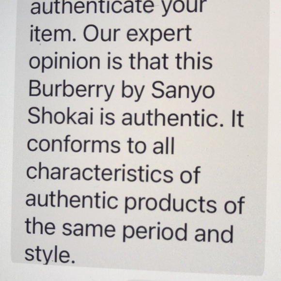 AUTHENTIC/VINTAGE SANYO SHOKAI BURBERRY LEATHER SHOULDER TOTE BAG. - Picture 16 of 17